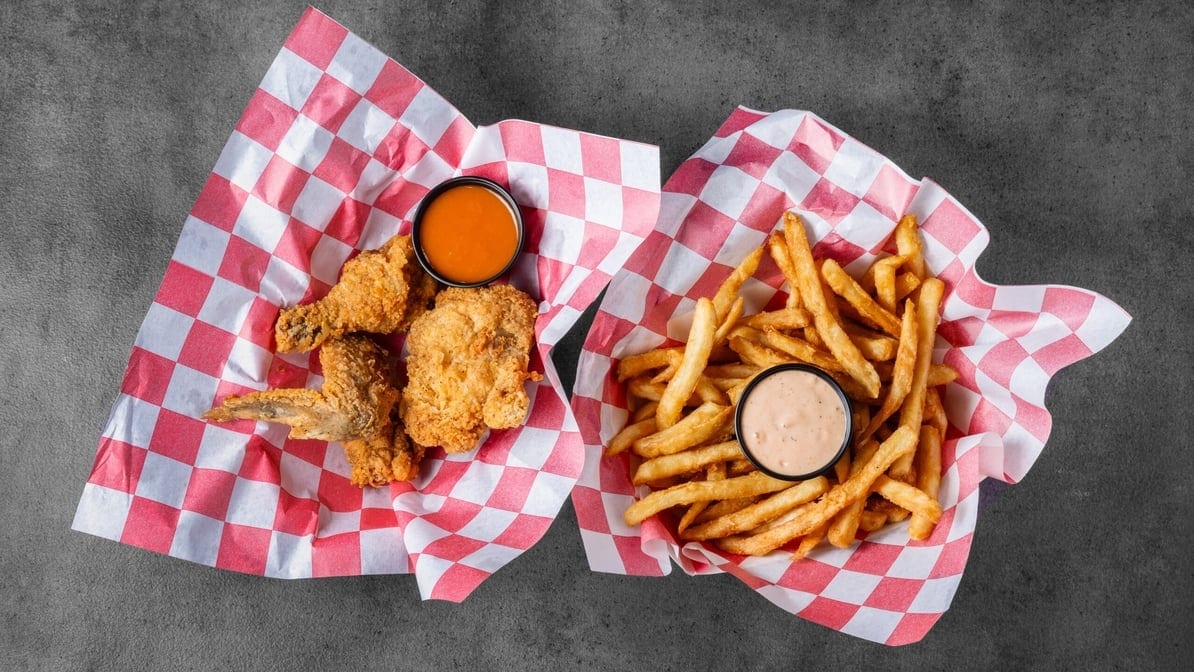 Fried Chicken Combo (Leg & Thigh).