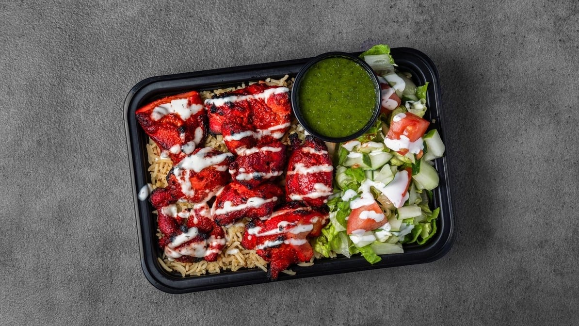 Chicken Tikka Platter.