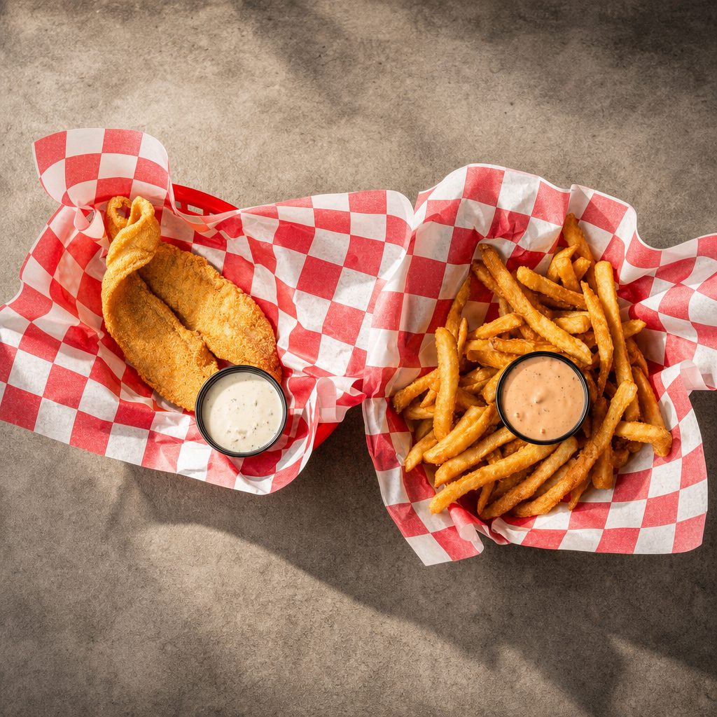 Fish and Chips.