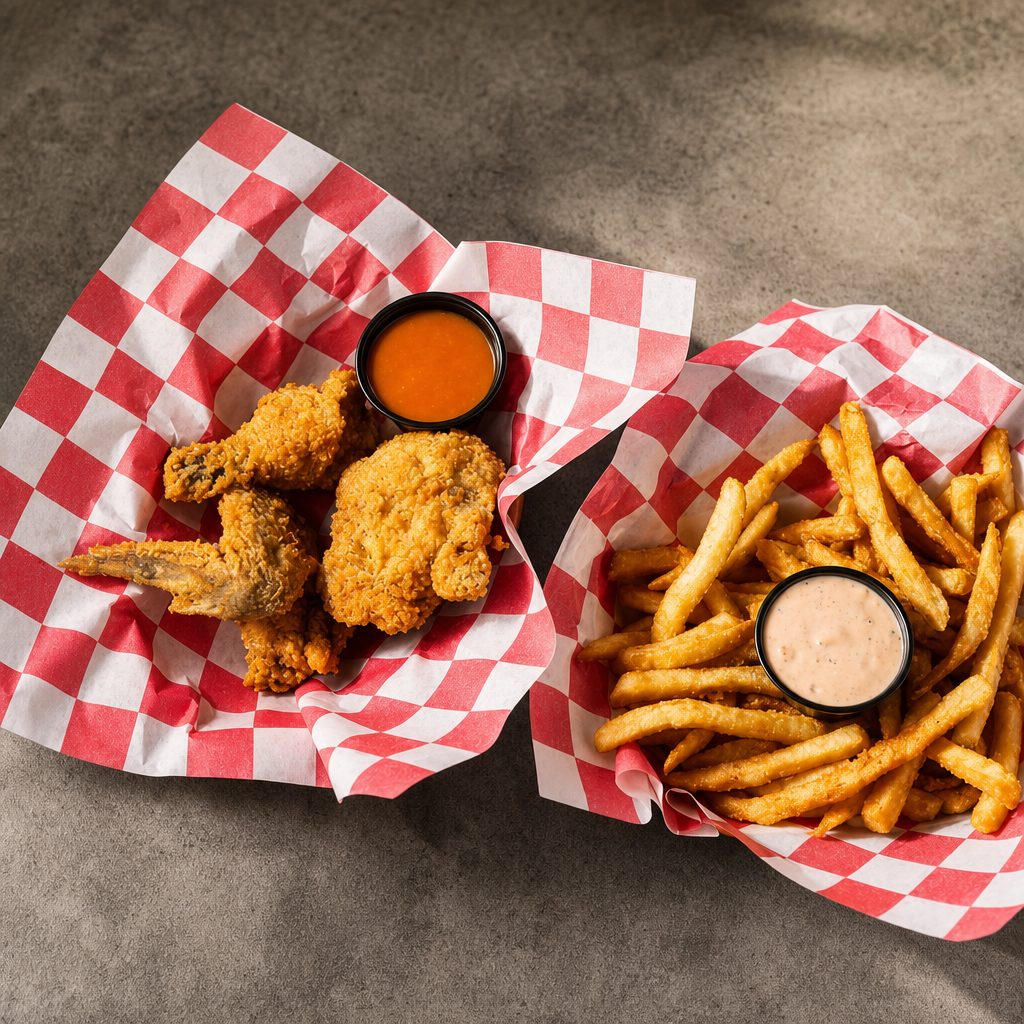 Fried Chicken Combo (Leg & Thigh).