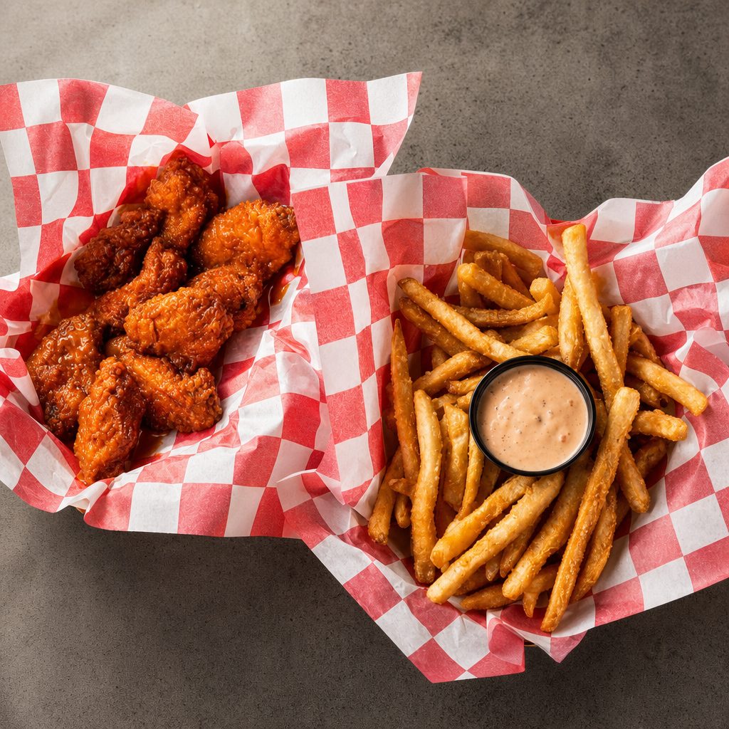 Buffalo Wings Combo.