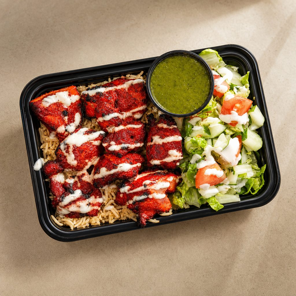 Chicken Tikka Platter.